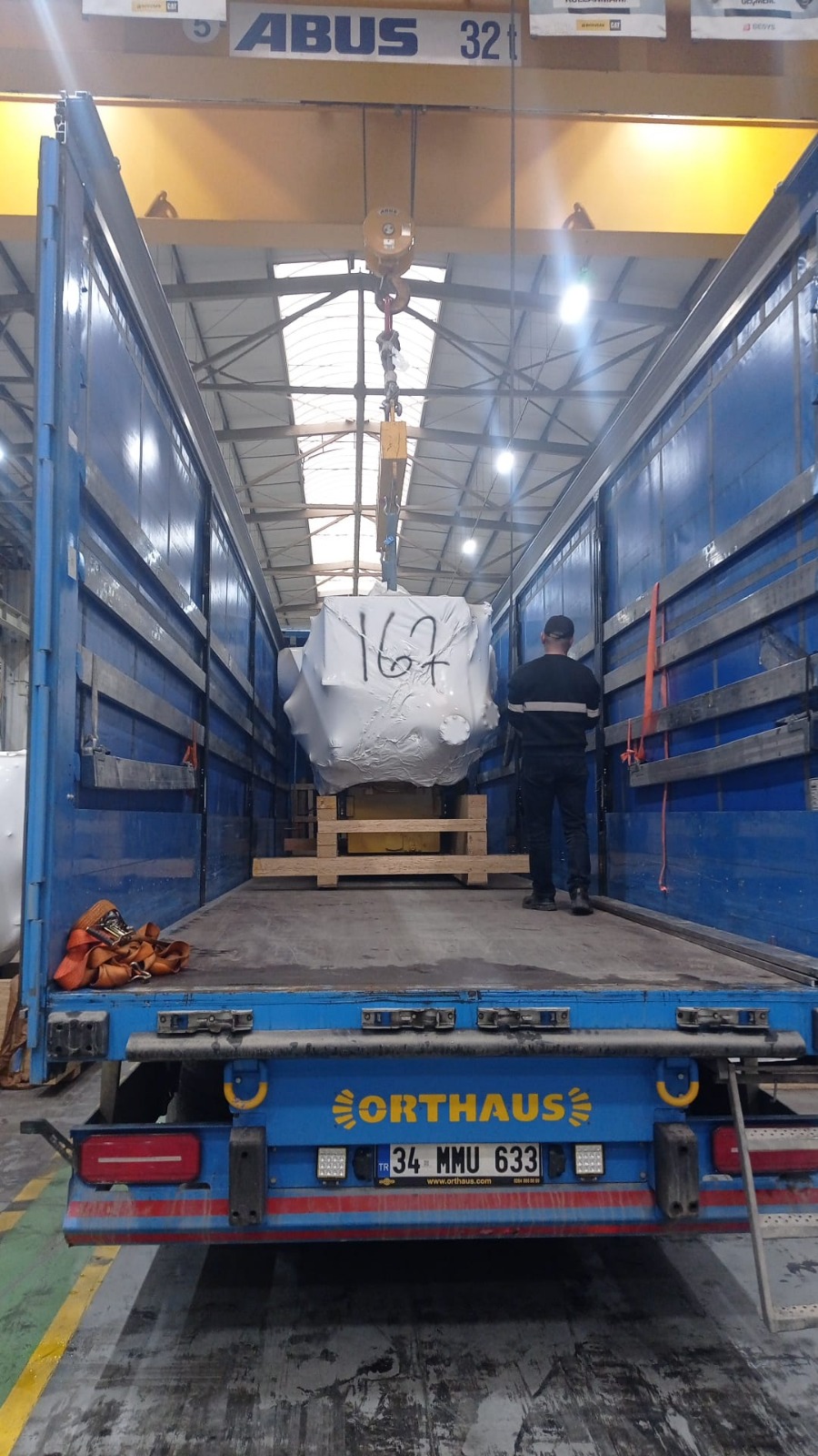 Gemi Motoru Taşıma Projemiz